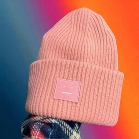 Acne Soft Pink Knit Hat - Picture 5 of 5